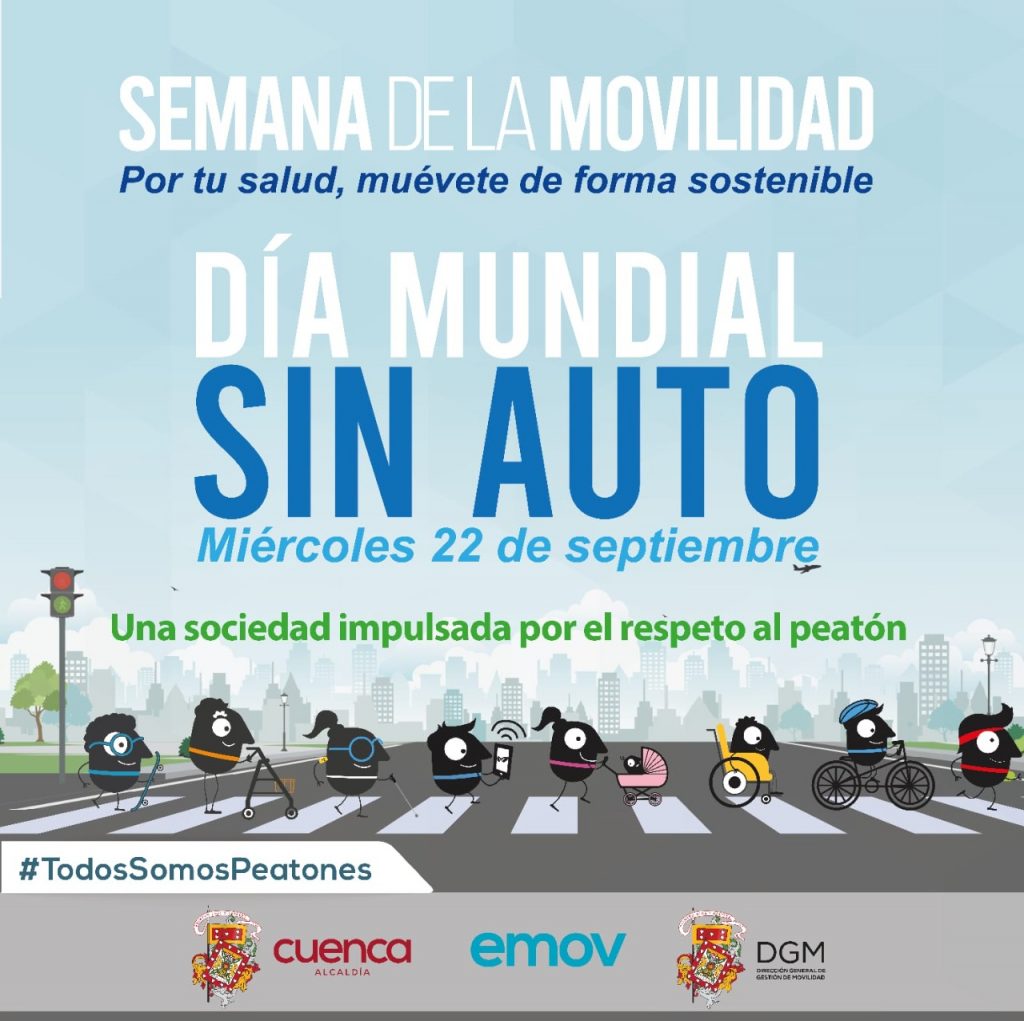 Cuenca conmemora el Día Mundial sin Auto