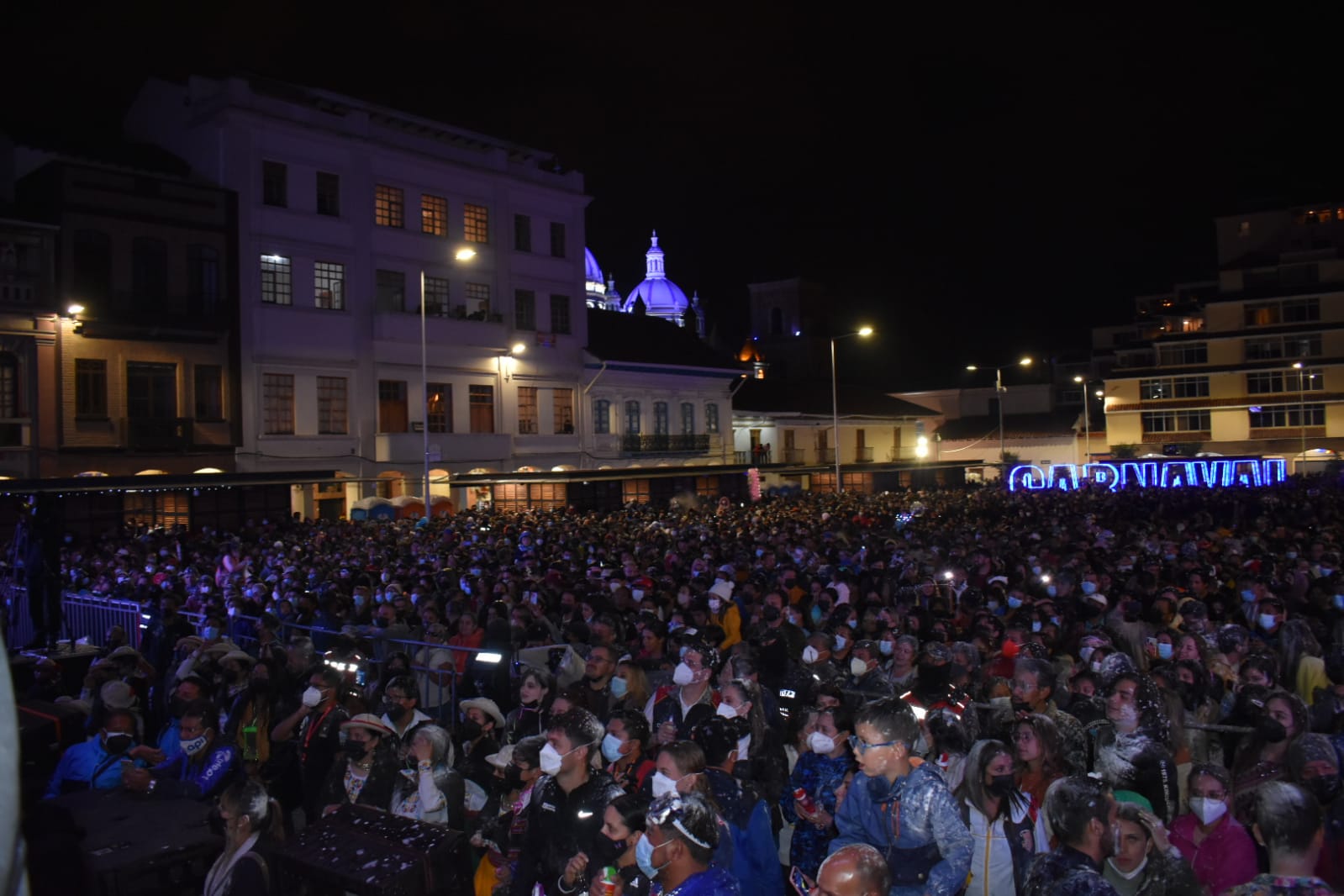 Un total de a 56.500 turistas visitaron Cuenca durante el feriado de Carnaval