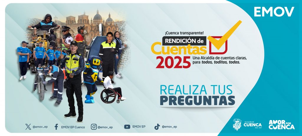 RENDICIÓN DE CUENTAS 2025 Empresa Pública de Movilidad Tránsito y Transporte de Cuenca